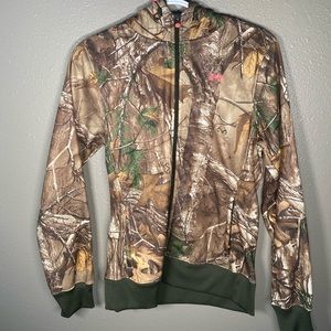 Under armor full zip camo